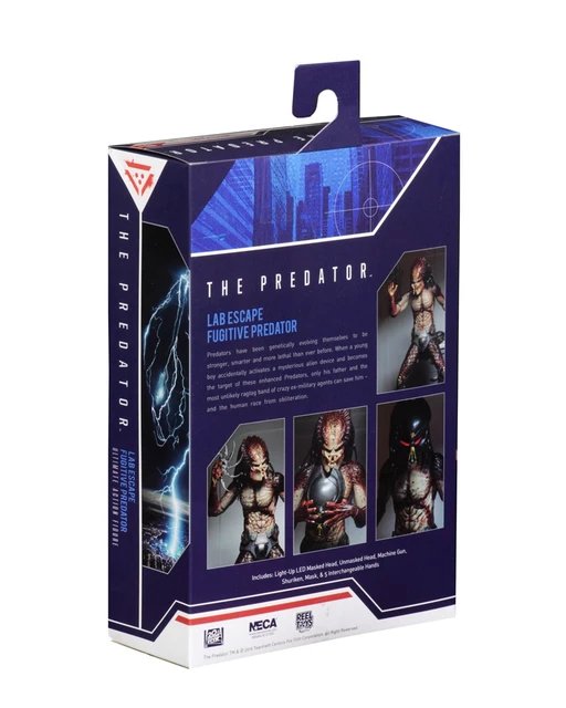 DEPREDADOR LAB SCAPE FUGITIVE PREDATOR ORIGINAL NECA 
Tamaño:18cm