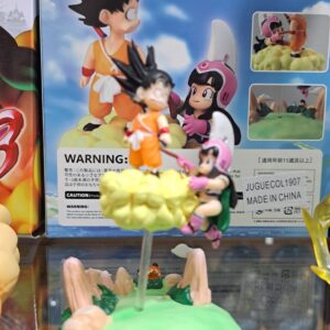 Goku y milk en la nube 50- 10.5 cm altura