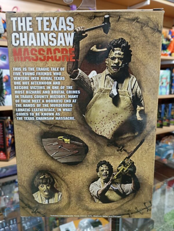 Leatherface 40 Aniversario Retro the Chainsaw Massacre 235
Tamaño:20cm