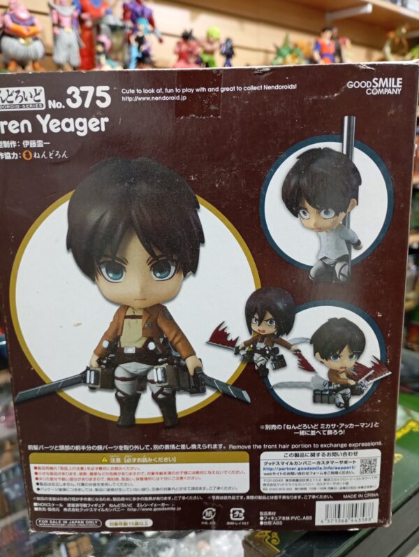 Eren Yeager chibi
Shingeki no Kyojin
Tamaño:8,5cm
