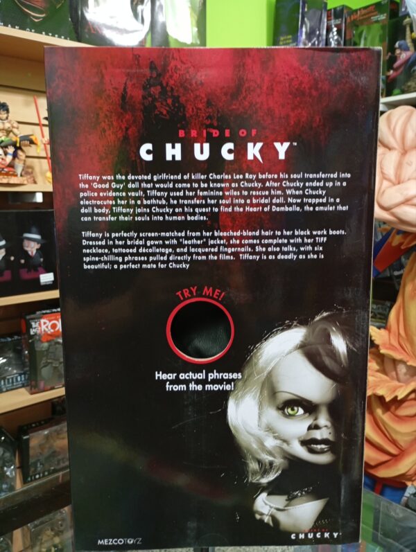 Tiffany
Bride of Chucky
Tamaño:37cm