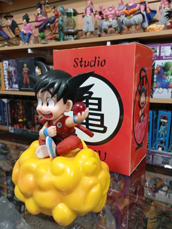 Goku montando su nube y la esfera de 4 estrellas 💫
Dragón Ball Z 100
Tamaño:18cm