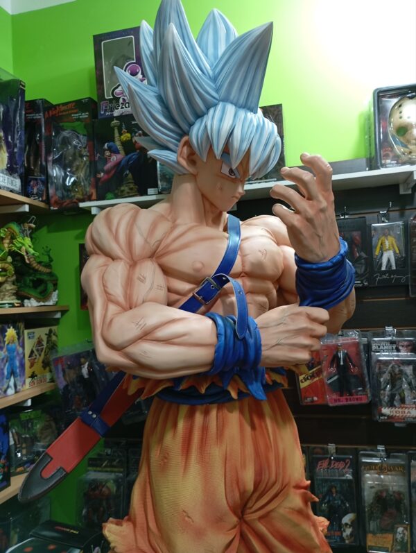 Goku ultra instinto- Dragón Ball Super
Tamaño:real
PRECIO: UDS .500 DOLARES AL TIPO DE CAMBIO BLUE DEL DÍA.