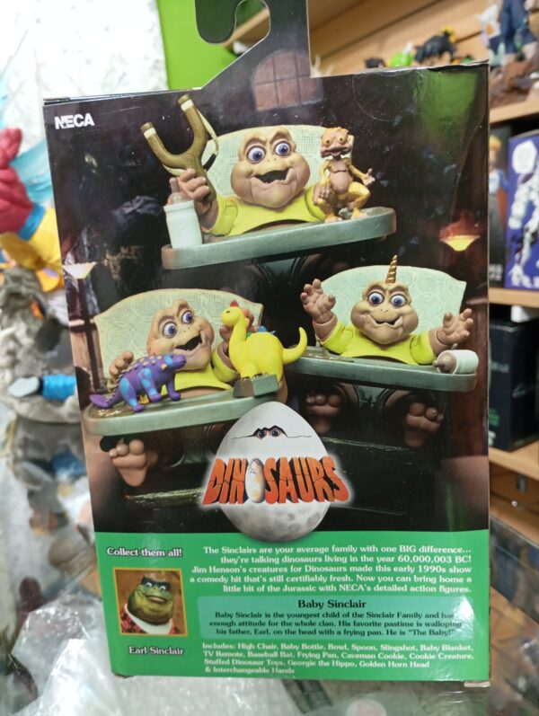 Dinosaurs 41
Baby Sinclair
tamaño:11cm con silla 🪑
