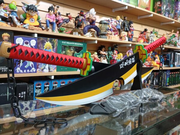 Tengen Uzui 160
La Espada de bambú 🎍 
Kimetsu no Yaiba
Tamaño:79cm cada una