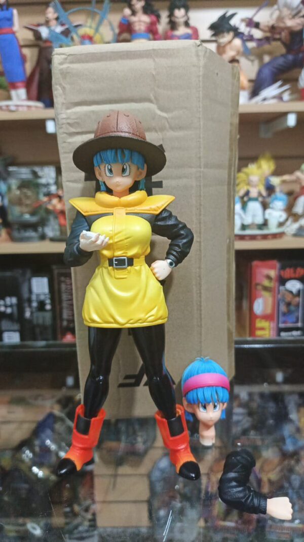 Bulma exploradora cabeza y manos intercambiable 270
DRAGON BALL Z
TAMAÑO: 23cm