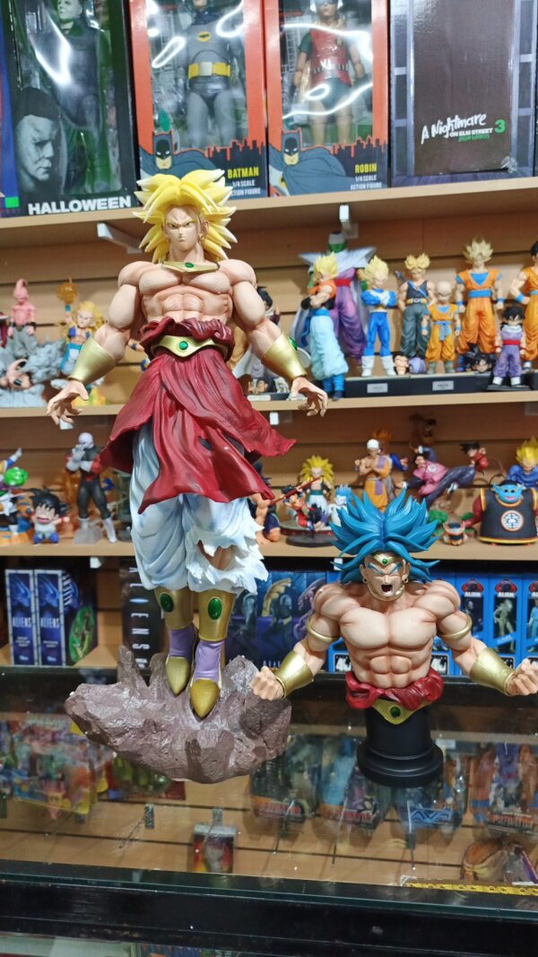 Broly cabeza y torso intercambiables 
tamaño:58cm