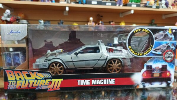 auto volver al futuro 3 delorean 
Con ruedas de rie ruedas normal
cada 1 por separado jada