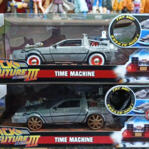 auto volver al futuro 3 delorean 
Con ruedas de rie ruedas normal
cada 1 por separado jada