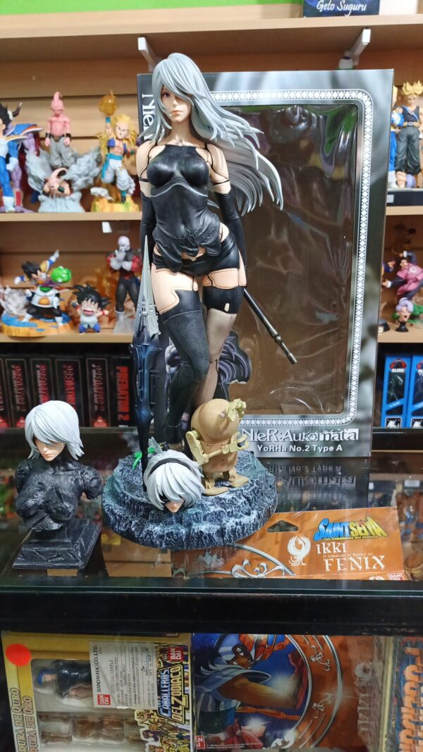Nier Autómata 908
YoRHa No.2 Type A
Tamaño:46cm
Cabeza intercambiables sus armas