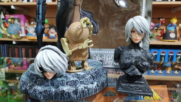 Nier Autómata 908
YoRHa No.2 Type A
Tamaño:46cm
Cabeza intercambiables sus armas