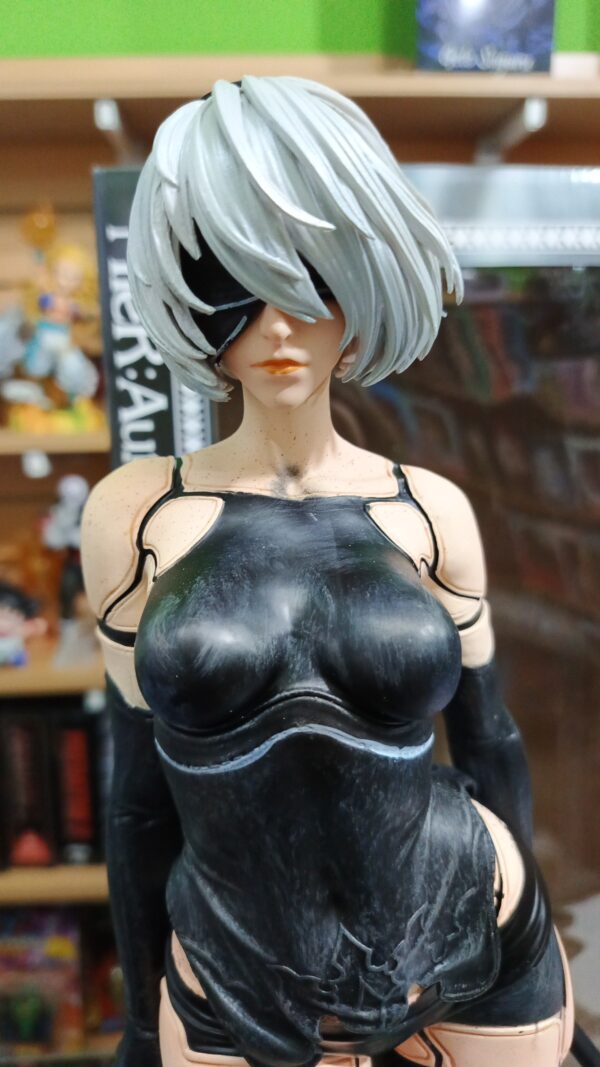 Nier Autómata 908
YoRHa No.2 Type A
Tamaño:46cm
Cabeza intercambiables sus armas