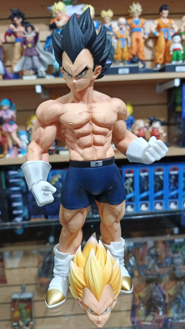 Vegeta ssj 175
Cabeza intercambiables 
Tamaño:28cm