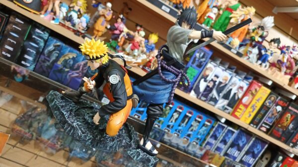 Naruto y Sasuke 496
Tamaño:16cm Naruto 23cm Sasuke