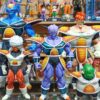Fuerzas especiales Ginyu
Dragón Ball Z
Tamaño:Guldo 12cm
Capitán Ginyu 25cm
Rikum:31cm
Jheese:22cm
Butta:34cm
104d