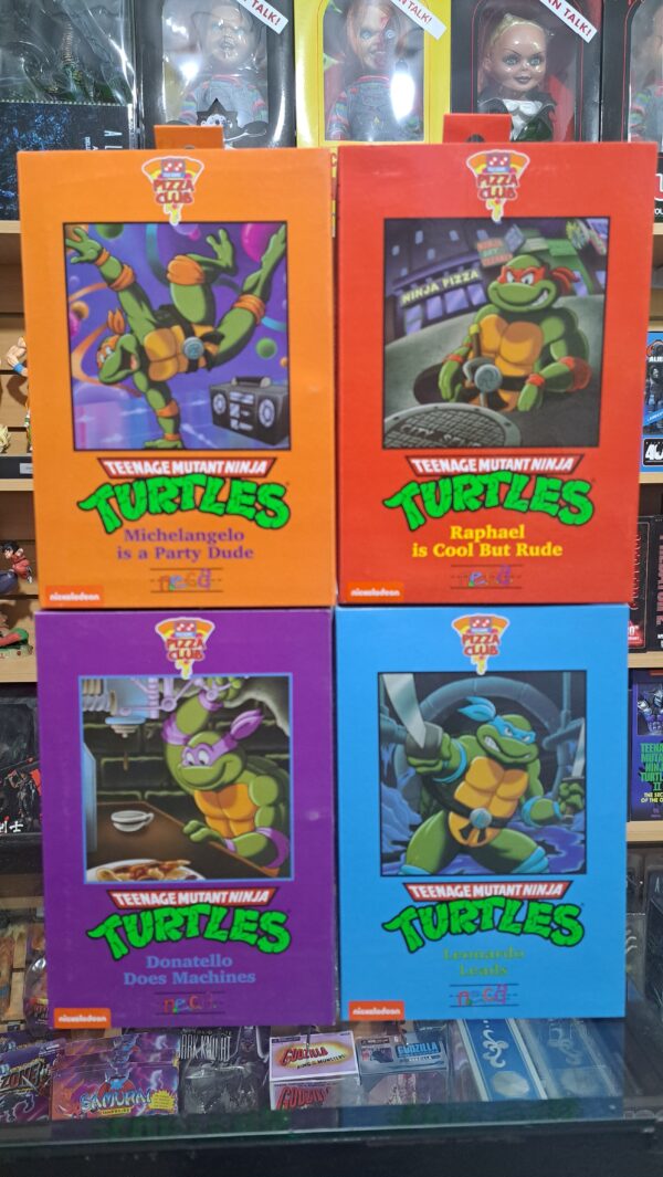 las tortugas ninjas 
Miguel Angel- Donatello- Raphael- leonardo 264-