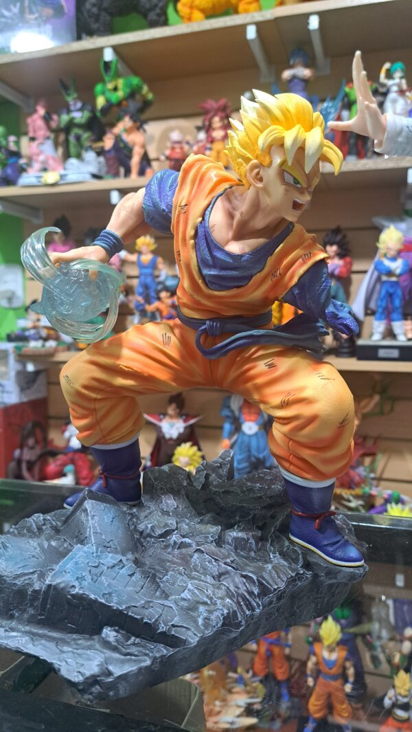 Gohan 26 cm altura vs Androide 18 29 cm altura 
Un futuro diferente