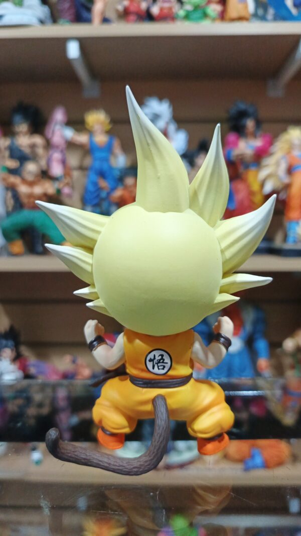 Goku Super Saiyan 
Dragón ball Z 
Tamaño:15cm
Lo ciento me pareció gracioso por el pelo