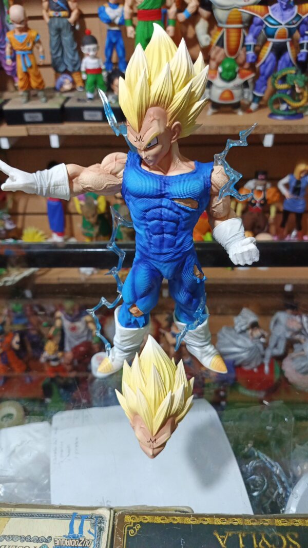 Vegeta Majin cabeza intercambiables 
Dragón ball Z 
Tamaño:27cmq