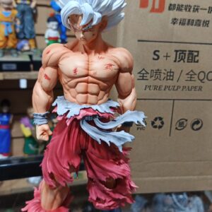 Goku ultra instinto 
Dragón ball Super
Tamaño:30cm
