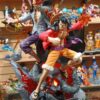 Luffy & Shanks 
One Piece 
Tamaño:50cm