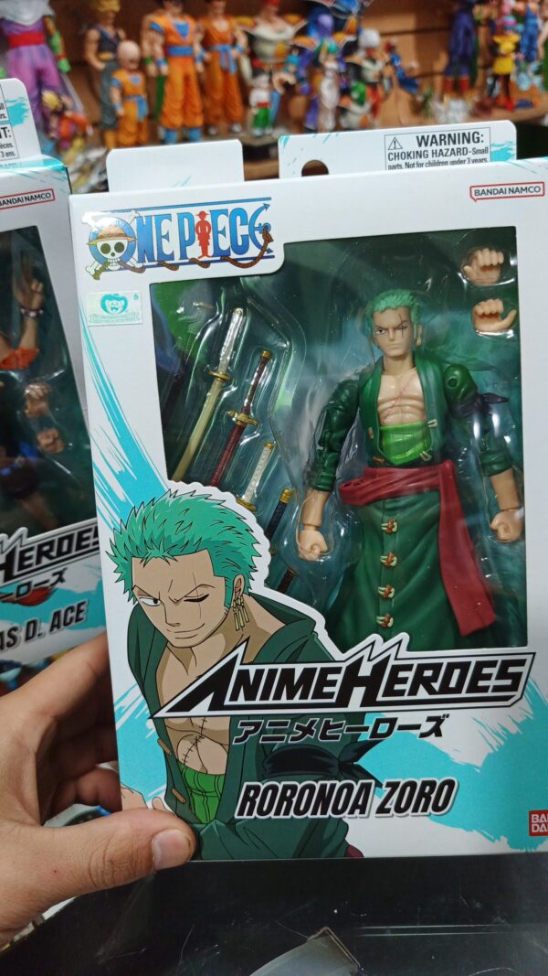 Zoro, sanji y ace 
One Piece 
Tamaño:18cm
c/u se venden por separado
Son originales