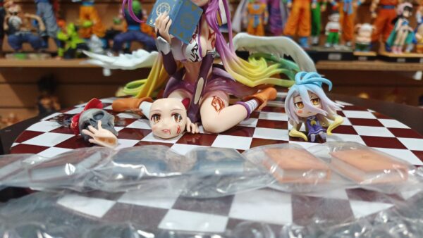 Jibril
No Game no Life
Tamaño:13cm
cara intercambiables